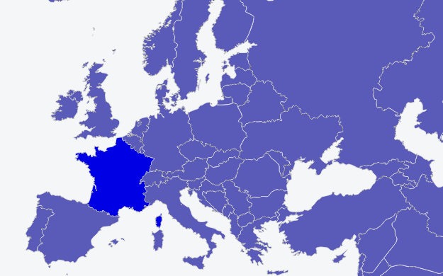 Carte cliquable de l'Europe pour Joomla
